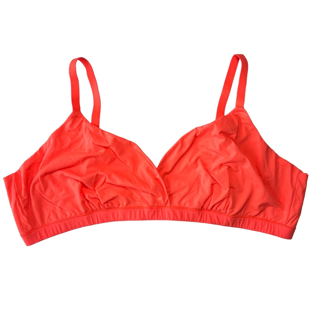 SKIMS Jelly Neon Orange Wireless Bralette